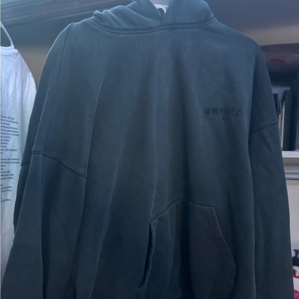 Essentials Classic Black Hoodie